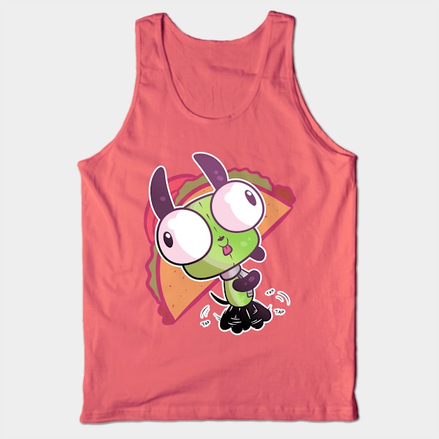 Gir Loves Tacos Tank Top by Skaleigha